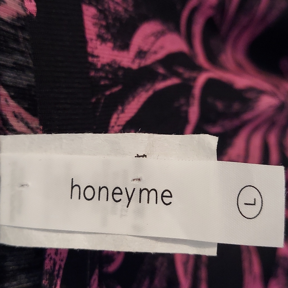 Pink & Black Top Sz L - Picture 2 of 4